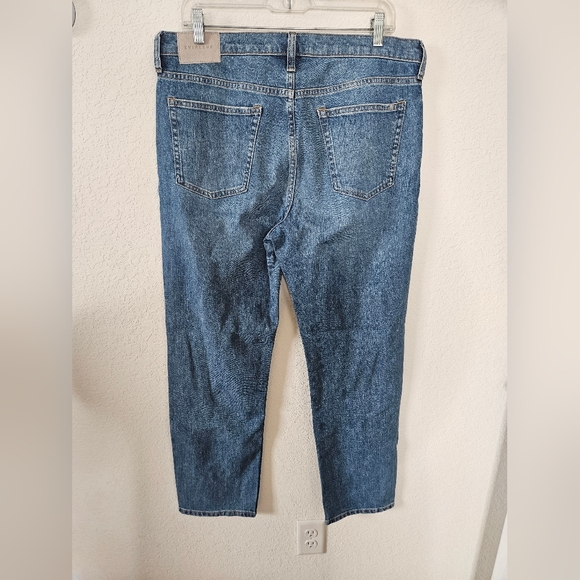 NWOT Everlane Men's Selvedge Straight Fit Jeans In Longbay Size 33x30 - Picture 9 of 11